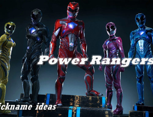 Power Rangers nickname ideas for the power-hungry fan